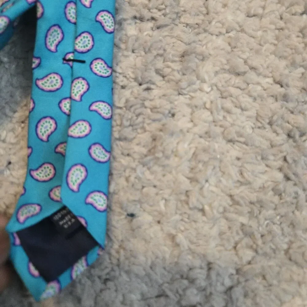 HART SCHAFFNER MARX Men's Silk Necktie Tie USA Designer  Multicolor
